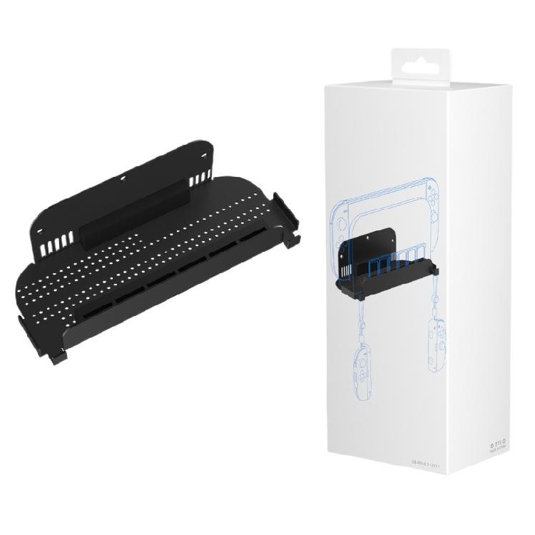Wall Mounted Game Console Organizers Metal Bracket Space Saving Holder Rack Stand For Multiple Devices Ventilated Design