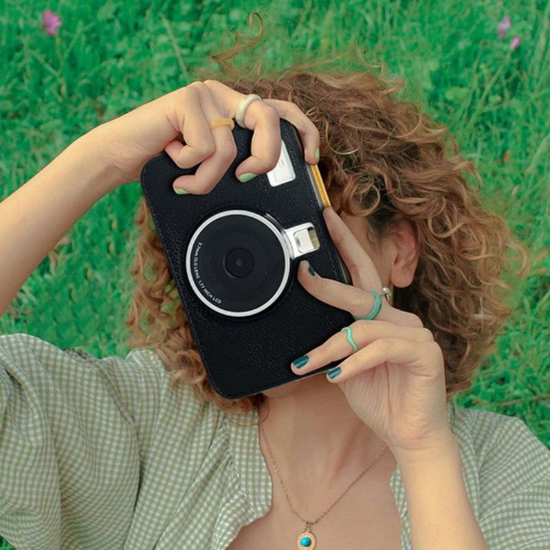 Multifunktionales Stoßdämpfendes Kamerastauraum-Etui Lederstruktur Geeignet für C210R Kamera Leicht zu reinigende Oberflächen