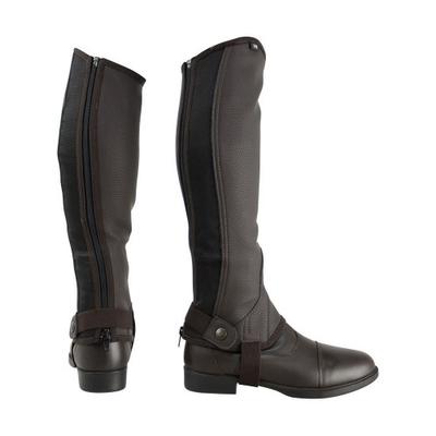 HyLAND Childrens/Kids Synthetic Combi Leather Half Chaps