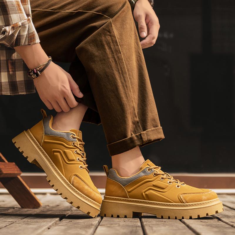 Herren neue Ganzjahres Übergröße Freizeitschuhe rutschfeste harte Sohle bequeme Outdoorschuhe Jugend Sport Mode Arbeitskleidung Schuhe