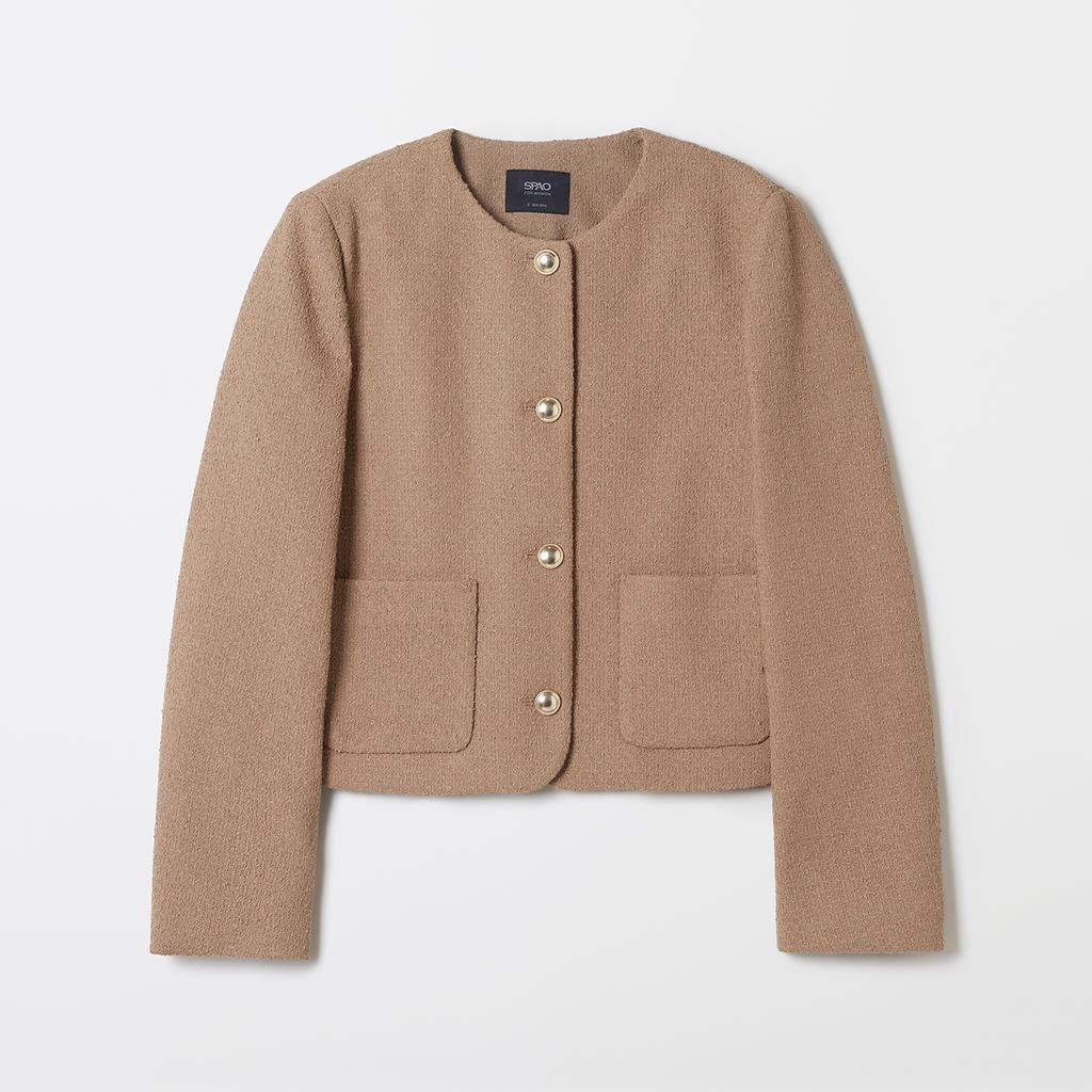 SpaO Women's Tweed Jacket SPJKF49W01