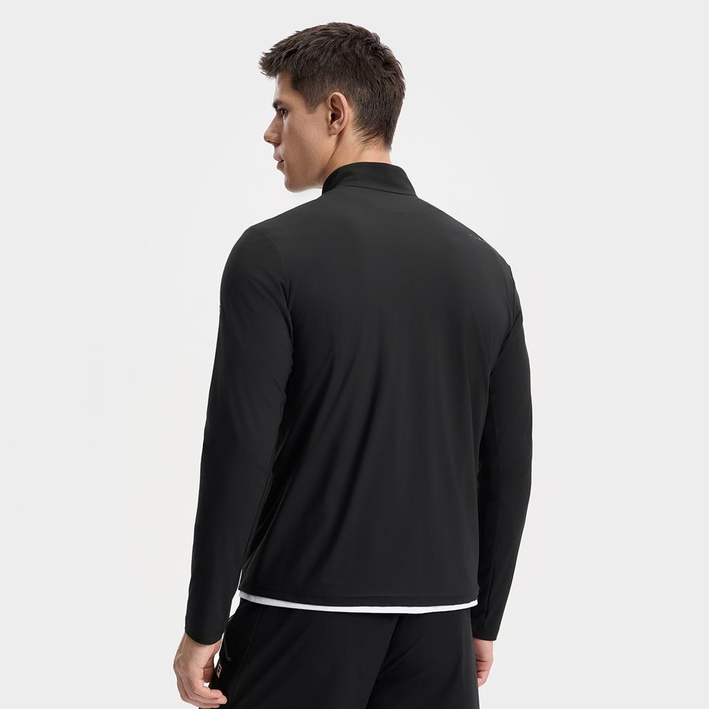 Fila Fitness Fashion Casual Classic Simple Jacket Men Jacket A11M531504FBK