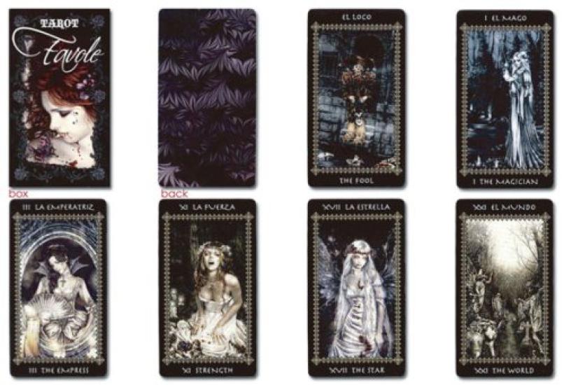 Tarot Marseille 78 Cards and Decadent Includes Japanese Booklet Cards, Edition, [Authentic] [TAROT Favole] "Fleeting Beauty" "Pocket Manual"