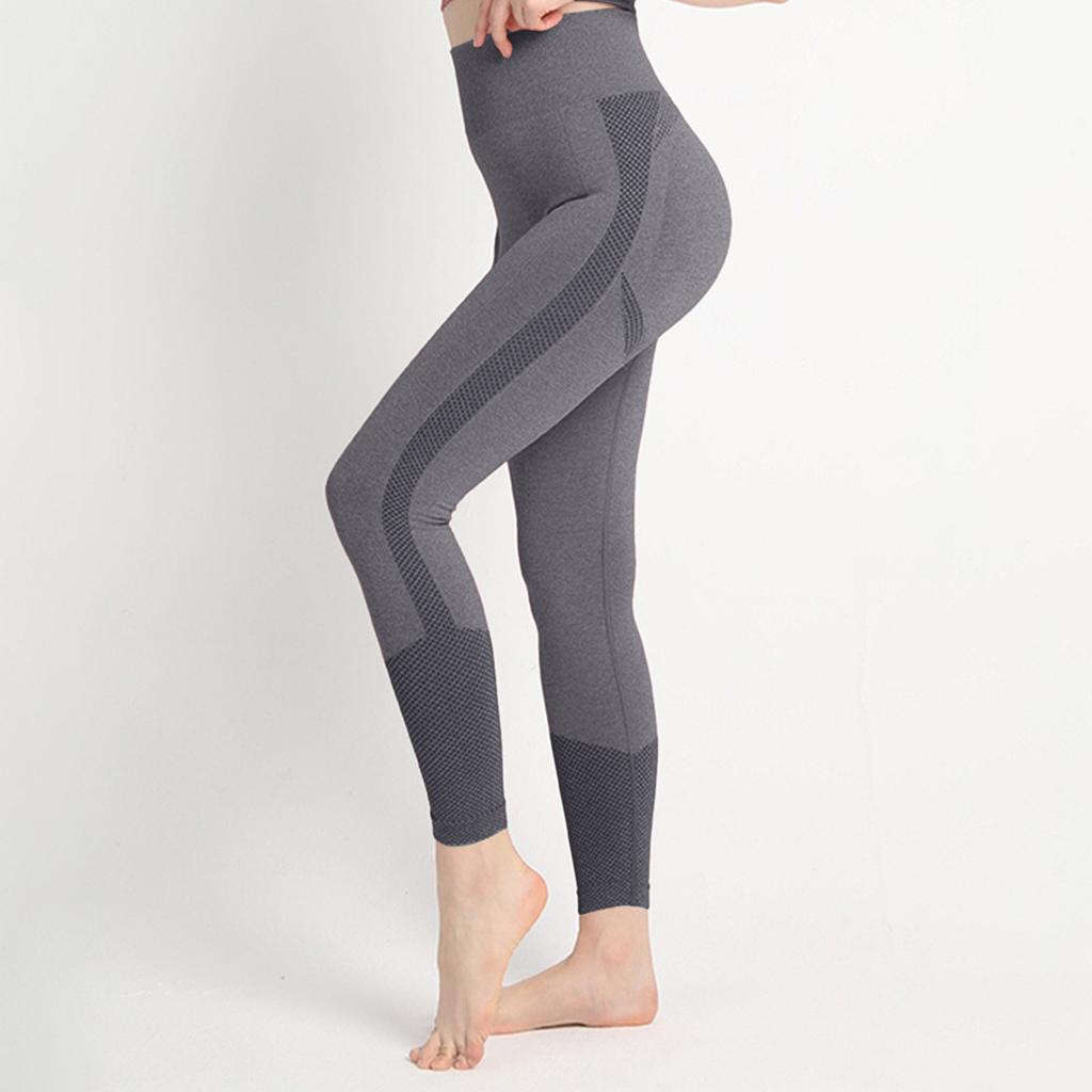 Women's Color High Waist And Hip Lifting Sports Tight Pants Fitness Pants