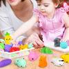 50 st Mini Mochi Squishies Kawaii Tecknad Squishy Leksaker för Barn Stressboll Kläm Partyfavoriter Stresslindrande Leksaker för Födelsedag