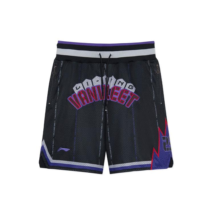 Li Ning Sports Basketball Collection Basketball Shorts Men s Black AAPR585-1 M
