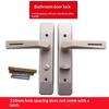 1 Set Door Knob Lock Room Door Handle Locked Aluminum Alloy High-Grade Handle Lock Bedroom Bathroom Accessories