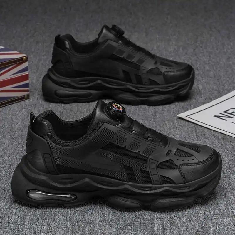 Fashion Round Nose Moccasin Men's Light Shoes Mining Men's Hiking Shoes Purple Sneakers Men Sports Shose Exerciser Runners Outside