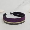 MAIA Shining Stripe Headband - Purple