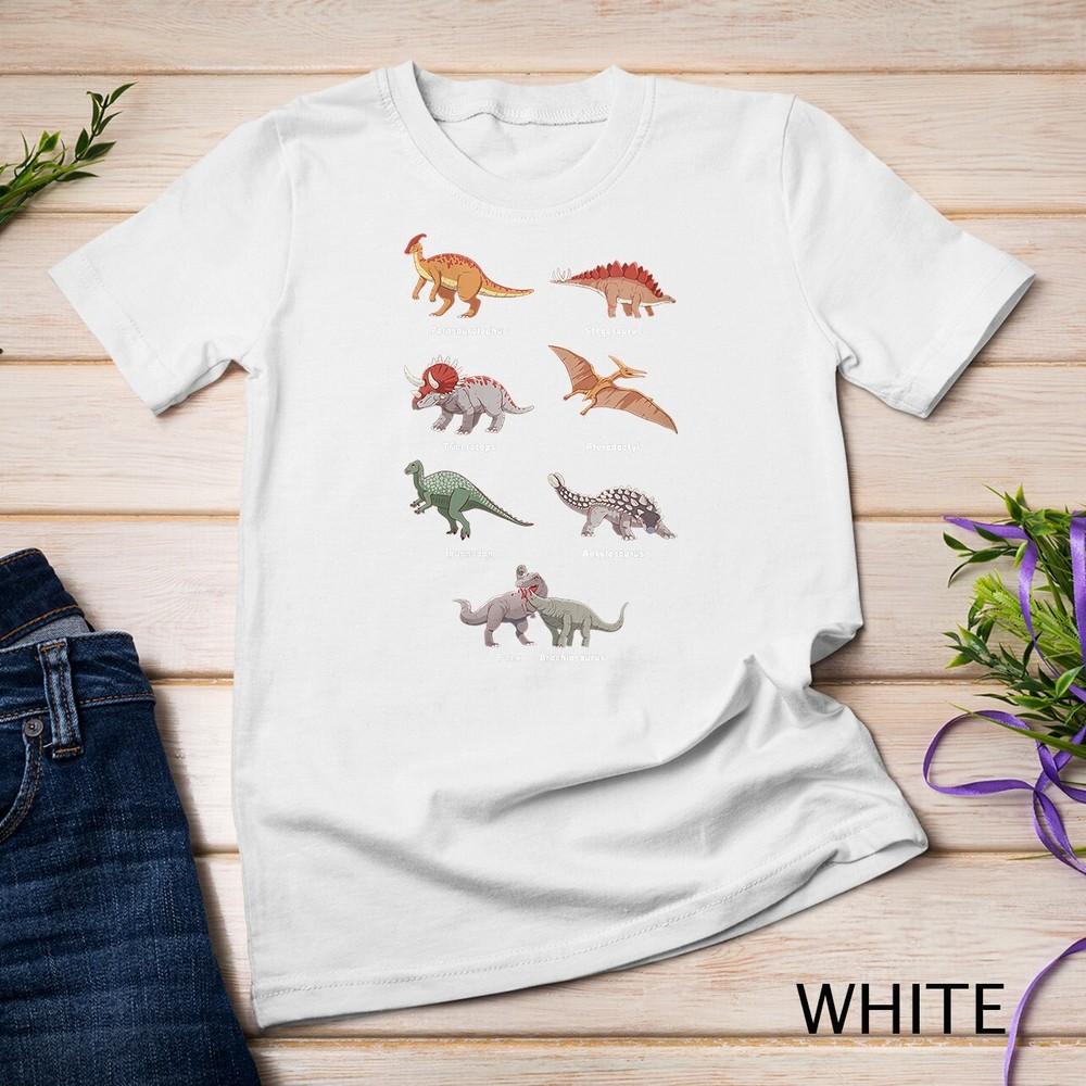 

Womens Different Kind Of Dinasaur Animal Pterodactyl Unisex T-shirt S