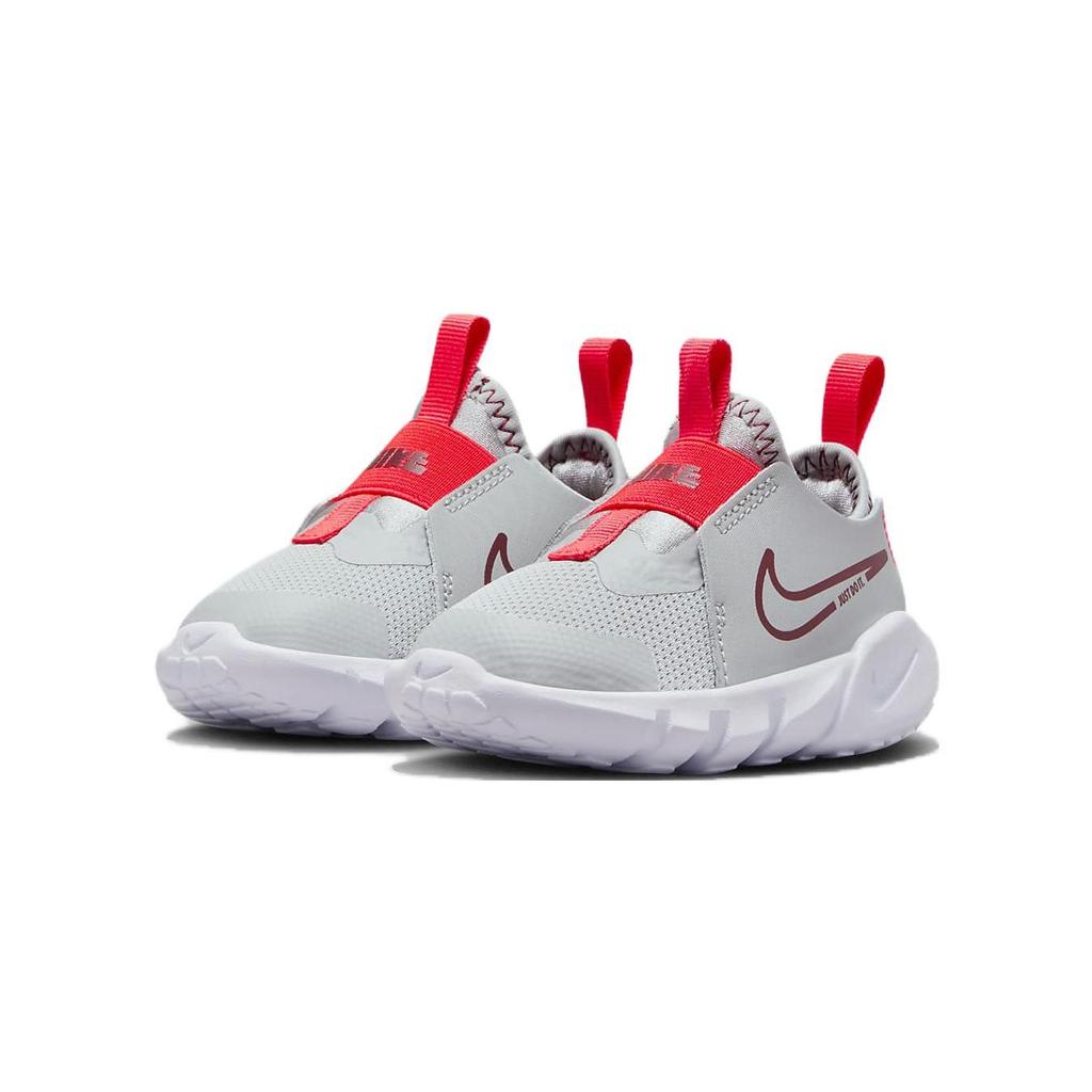 Nike Flex Runner 2 TD Light Smoke Team Red Baby Sneakers Grey Light-Smoke-Grey White DJ6039-009