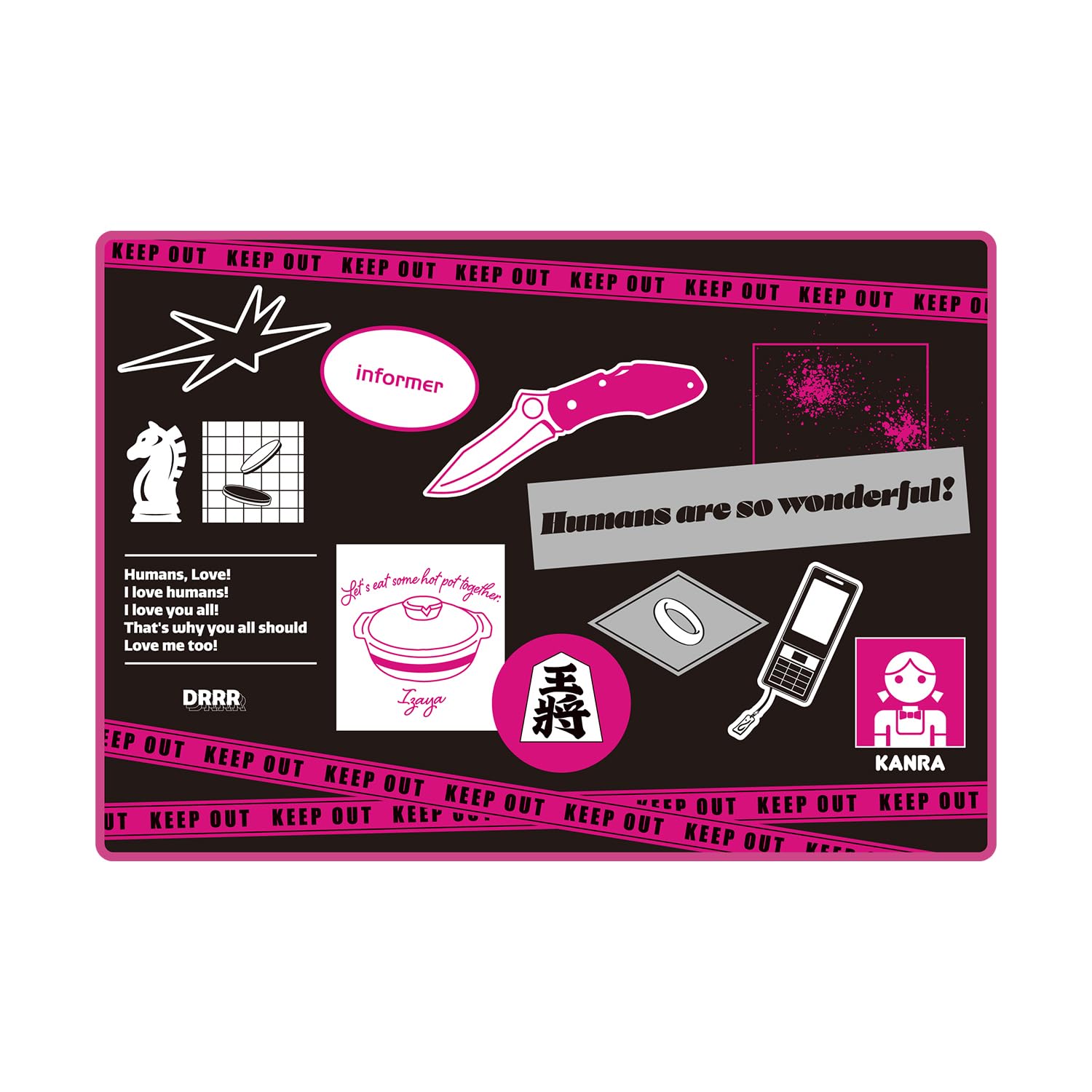 

Аниме ТВ x Изая Орихара одеяло с мотивом Единства Durarara!! 2