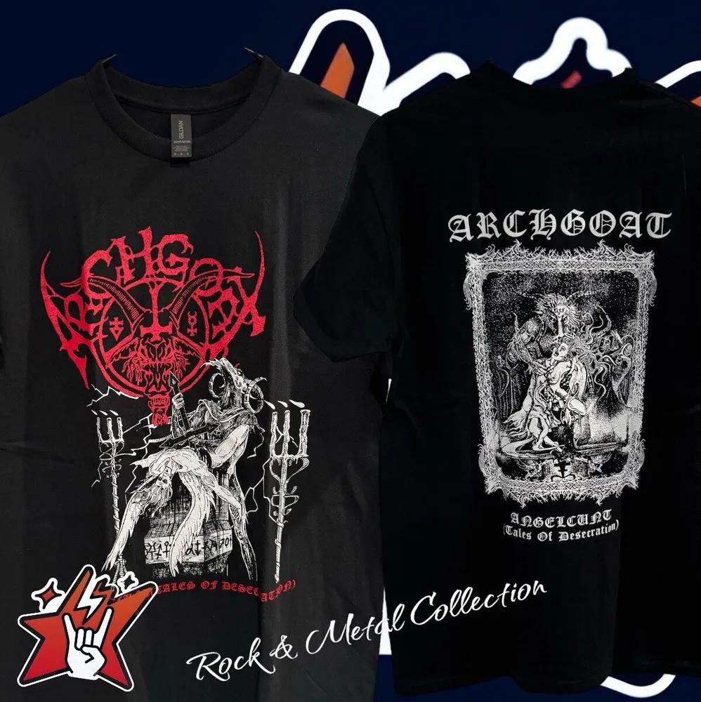 Unisex Short Sleeve Crew Neck Cotton T Shirt Archgoat XXXL