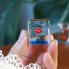 Yousheng Desktop Ornament Ocean Themed Whale Shape High Borosilicate Glass Decorative Figurine Home Office Decoration