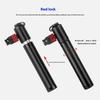 Portable Bike Tire Inflator Double Valves Portable Small CO2 Cycle Tire Pump Fast Inflator Space Saving Frame Mount