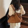 PU Leather PU Tote Bag Solid Color Underarm Packs Cute Large Capacity Handbag  Outdoor