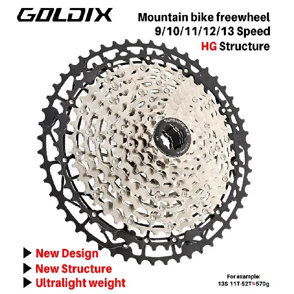 Hg 12 Speed Cassette Lightweight Mtb K7 12-Speed 11 42T 44T 50T 52T Sprocket 12V 42 44 50 Mountain Bike Flywheel