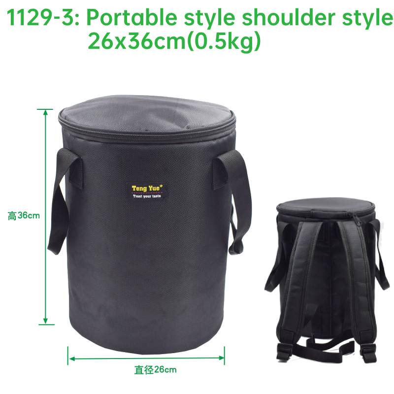 Zylindrische Computer-Host-Tasche Für Schwarzes Apple Macpro Mülleimer Tragbar Spritzwassergeschützt Moderner Stil Schulterbereich Rucksack black