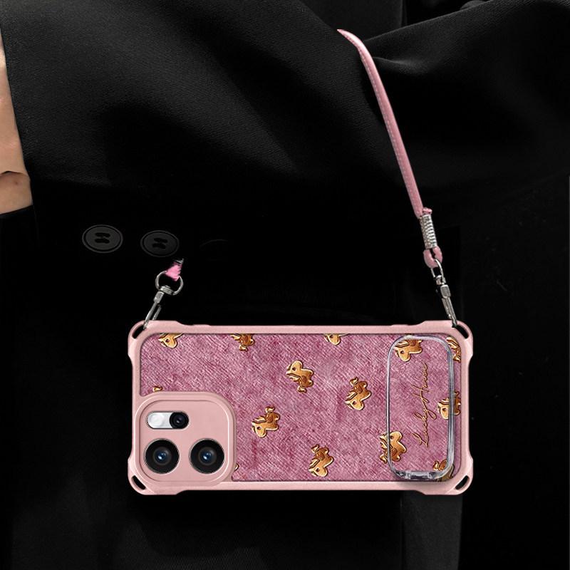 Full screen pony is suitable for OPPOreno15 mobile phone case reno14/13 protective case reno12/11 new female
