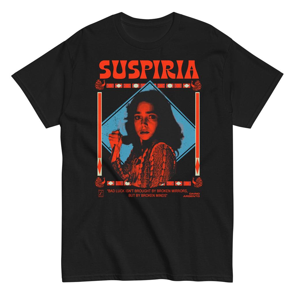 Suspiria Shirt. Suspiria 1977 T-Shirt Horror Movie Gifts T-Shirt Summer Men Women Men's T-Shirt Crew Neck Cotton Tee