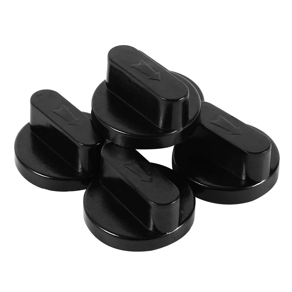 5 szt. nowych czarnych uniwersalnych pokręteł sterujących do piekarnika gazowego i grilla do użytku domowego