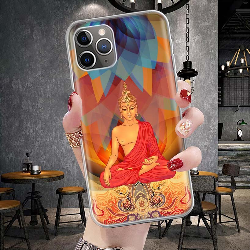 Gautama Buddha Budha Belief Soft Phone Case For IPhone 11 17 Air 16E 16 Pro Max 15 + 14 Plus 13 Mini 12 Apple 7 SE 8 Fundas Coqu