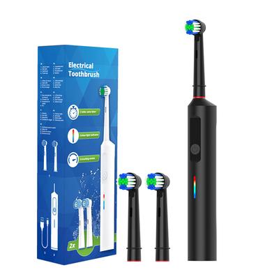 Cepillo de dientes eléctrico recargable sónico, cepillo de dientes limpio USB Superior de 3 modos con caja, 2 cabezales de repuesto para adultos