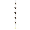 Stylish Outdoor Rain Chain 121.5cm Length With 5 Cups Perfect For Roof Drainage And Landscape improve