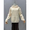 Autumn and Winter New Women's Fashion Solid Color Backless Hollow Mesh Hooded Sweatshirt Sweatshirt