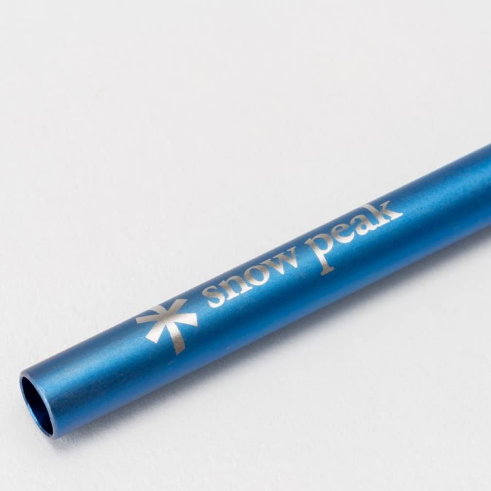 Snow Peak Snow Peak Festival Set of 2 Titanium Straws Blue and Green Camping Cooking Snow Peak [2022 Spring] FES-222-1