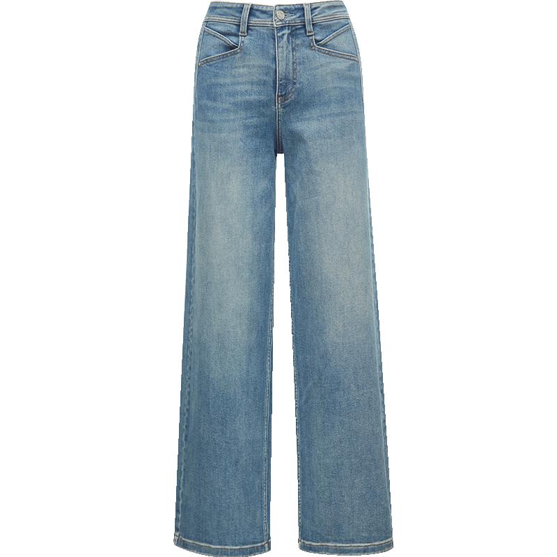 

Джинсы-бойфренды женские весенние 2025 свободного кроя со средней посадкой S