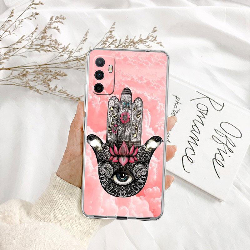 Hamsa Hand Amulet Psychedelic Case for Motorola G10 G20 G30 G31 G32 G34 G35 G41 G42 G50 G51 G52 G55 G60 G60S G62 G71 G72 G75