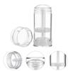 6Pcs 50ml Empty Deodorant Containers Plastic Twist-Up Refillable Storage Bottles