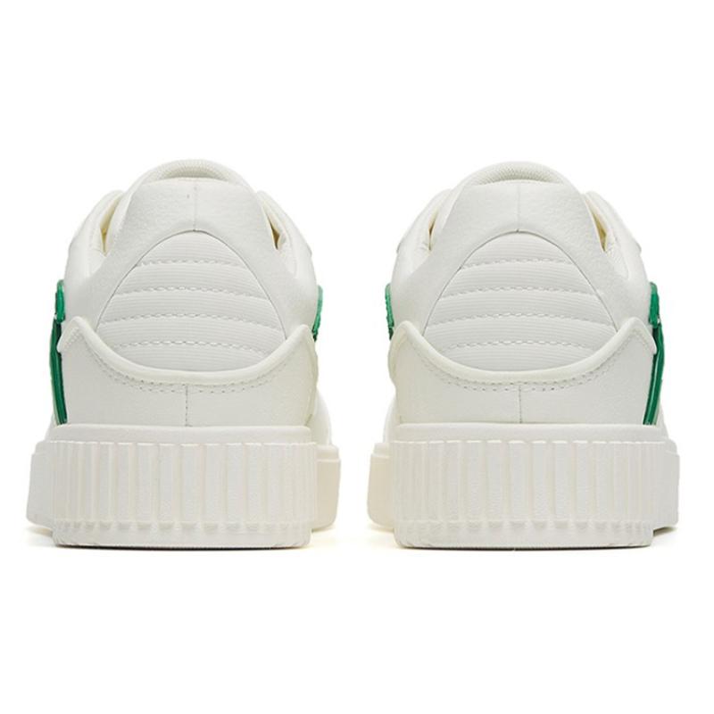 Anta 982 Low-Top Skateboard Shoes Women's White Green Sneakers 122248066-7