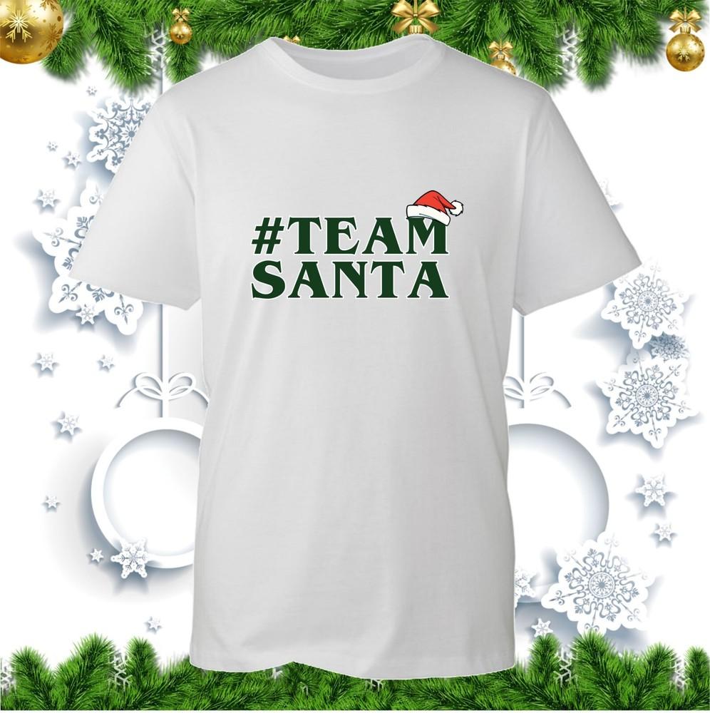 Team Santa Family Matching Tshirt Santa Claus Christmas Crew Xmas Gift Tee Top