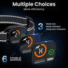 Dog Barking Collar Strong Vibration Modes Intelligent Barking Detection Rechargeable Waterproof IP67 for Small and Large Dogs