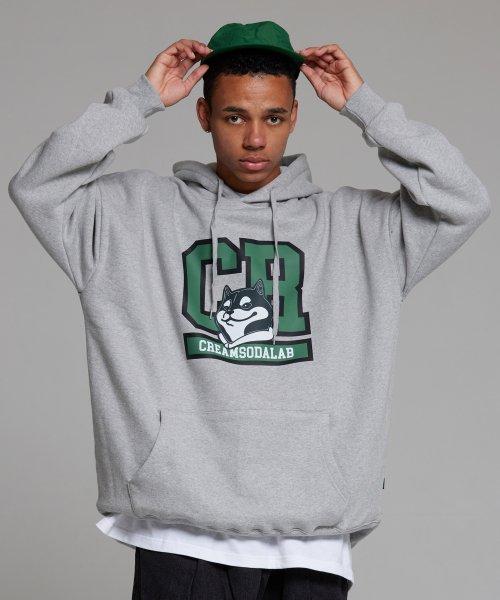 Cream Soda Lab Lab Cr University Logo Hoodie Gray M