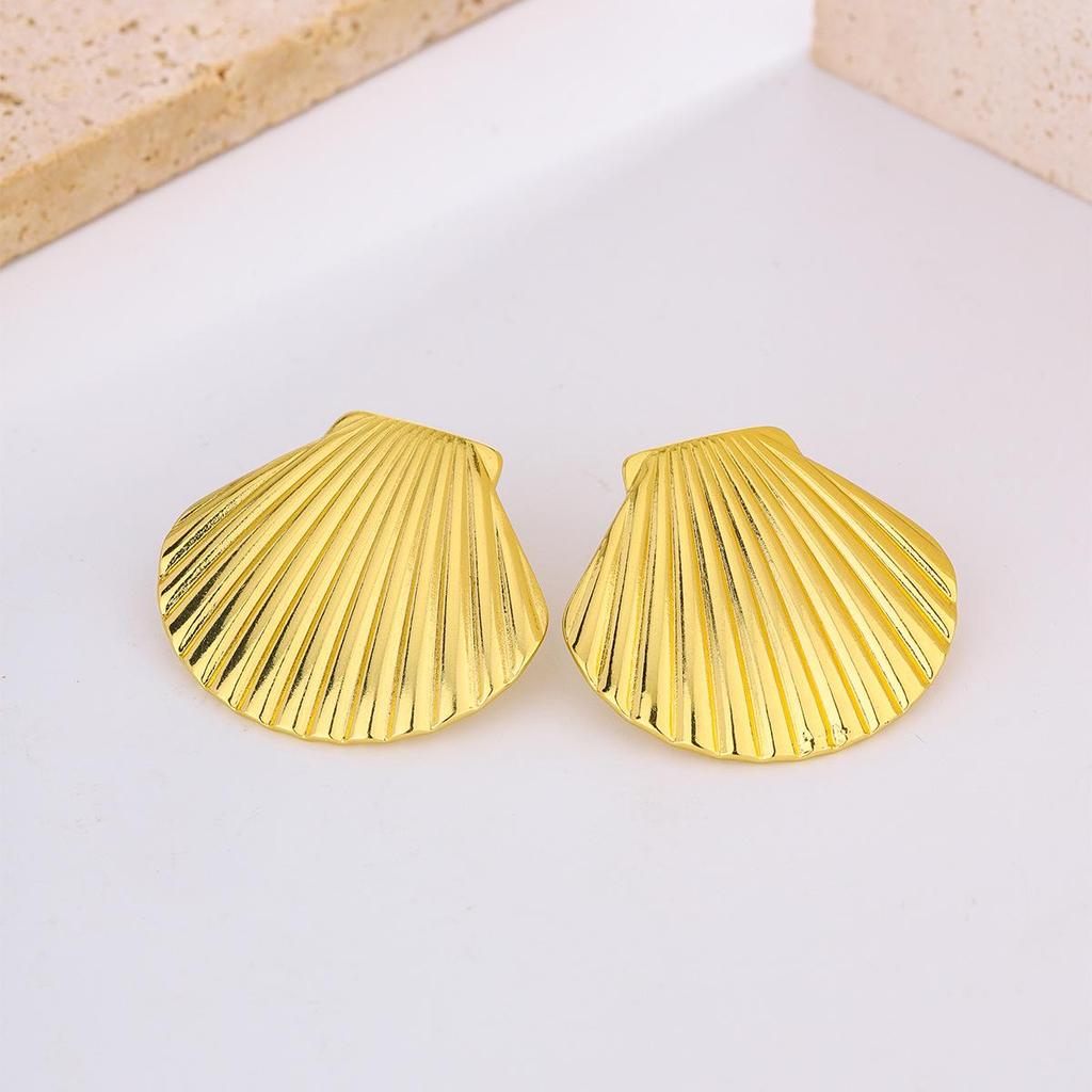 18K Gold Plated Titanium Steel Earrings with Butterfly, Flower, and Bowknot Designs