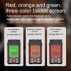 Two Pins Wood Moisture Meter Digital Humidity Meter with 3 Colours Backlit,Timber Damp Detector for Check Firewood/Drywall