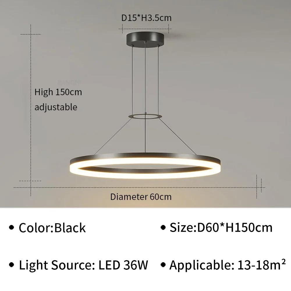 Lămpi Pendante LED Moderne Pentru Living, Sală de Mese, Hol, Dormitor, Lustră de Plafon, Corp de Iluminat pentru Decorarea Interioară a Casei