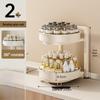 OIMG 2-Tier Rotating Kitchen Spice Rack