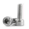 304 Stainless Steel Hex Socket   Hd Thrd Screws   Fastener (M5*10)