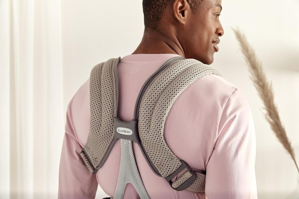 BabyBjörn Baby Carrier Move Airy Mesh Gray Beige (Genuine Japanese Product with Warranty)