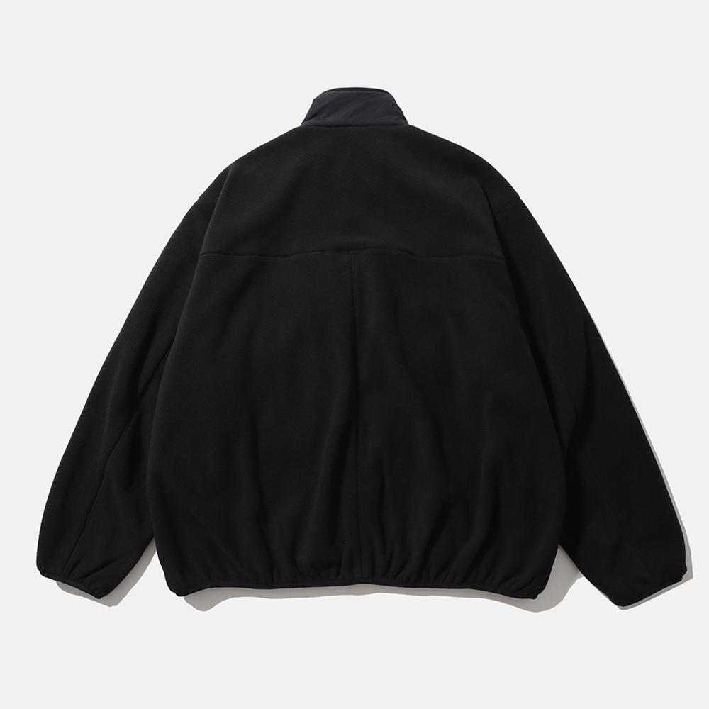 Moif [Aw25] Hiker Fleece Jumper / Black