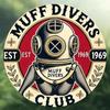 Retro Tin Sign Diver Club Metal Wall Art 8 Inch Round Vintage Home Bar Decor