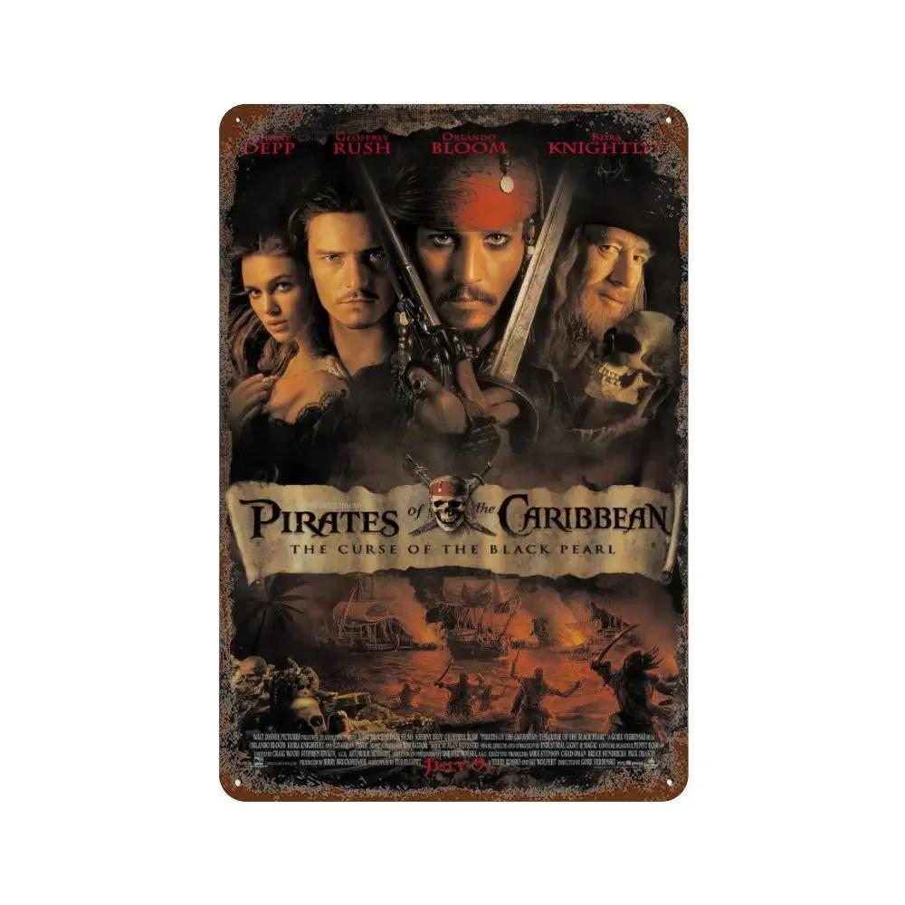 Retro Movie Metal Sign Classic American Films Wall Plate Poster Perfect for Bar Club and Home Decor