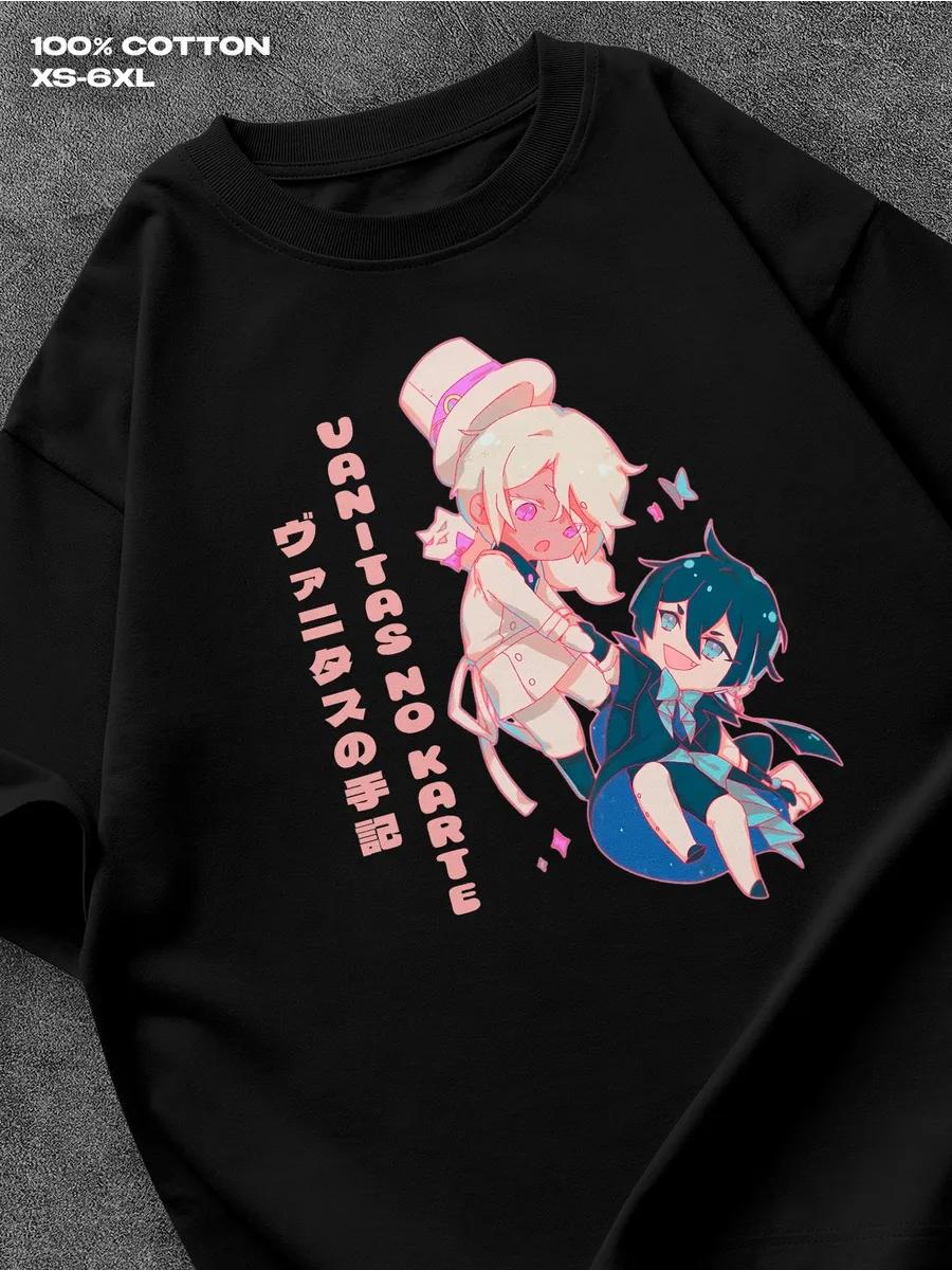 

Футболка Повесть о Ван Тасисе аниме Мужская Футболка Женские Футболки с Принтом Букв Короткий Рукав Футболка Повседневная Уличная Футболка Топ XL