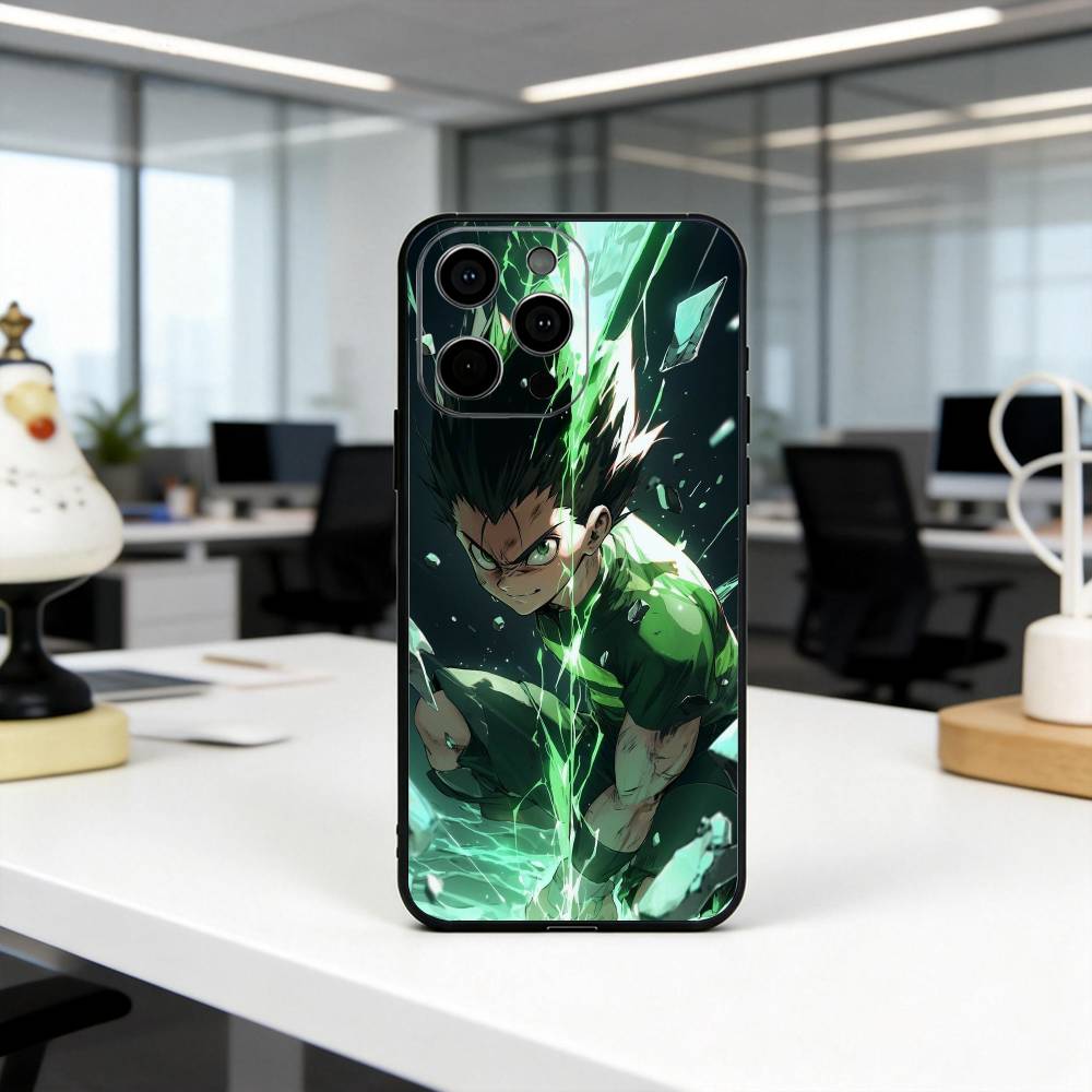H-Hunter G-Gon F-Freecss H-Hunter-GF Handyhülle Für iPhone 17, 16,15,14,13,12,11 Plus,Pro Max, Andere Weiche Schwarze Hülle