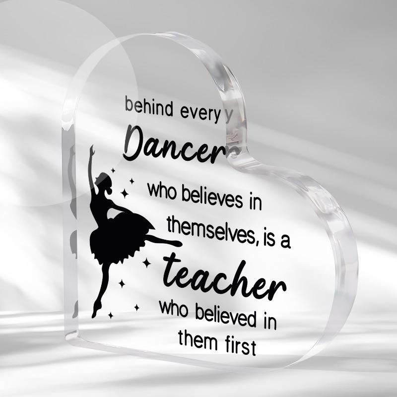 

Dance Teacher Gift - Appreciation Present for Dance Instructors & Students чистый