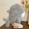 Cute Shark Plush Toy Anime Style Soft Stuffed Animal Pillow Doll